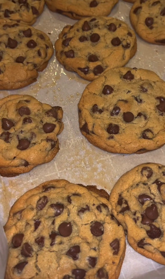 Mini Brown Butter Chocolate Chip Cookies